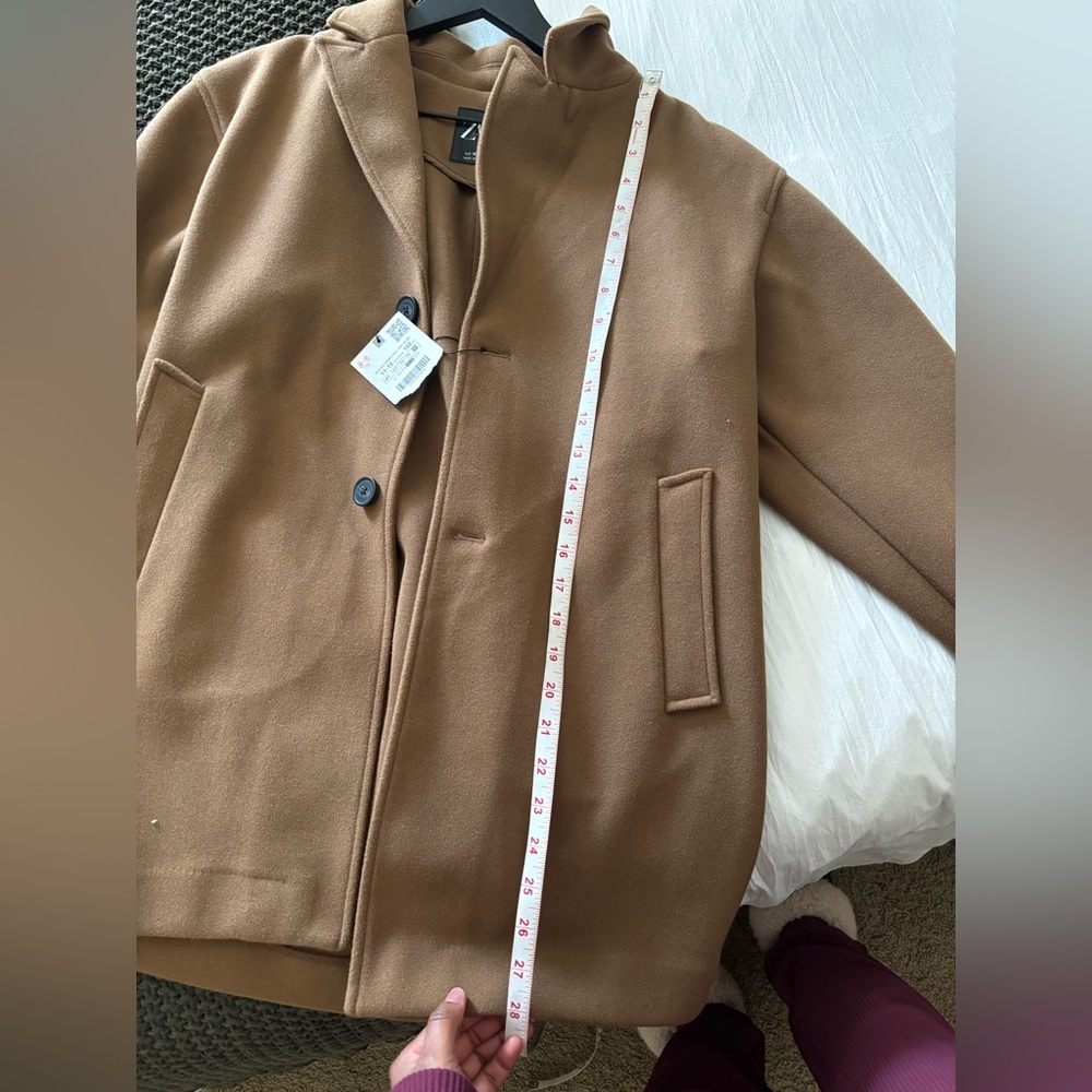 Zara Women's Brown Coat - Picture 4 of 7